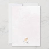 Chick Pâques Brunch & Invitation chasse aux oeufs (Dos)