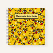 Chick Pattern Gepersonaliseerd Notitieboek (Voorkant)