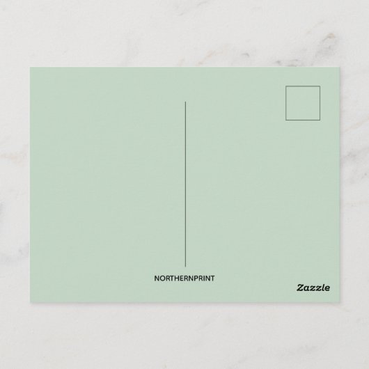 Chick Pulling Flowers Pasen Briefkaart (Achterkant)