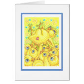 CHICK ROCKER, SPRING MOSH PIT NOTE GREETING CARD (Devant)