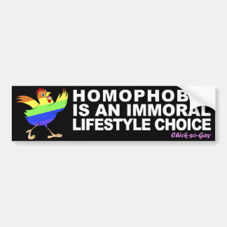 Chick-so-Gay Bumpersticker