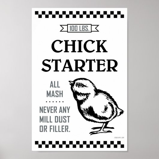 CHICK STARTER POSTER (Voorkant)