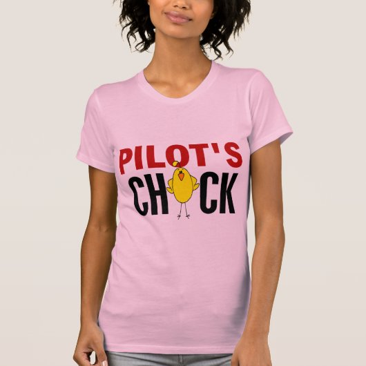 CHICK VAN HET PILOT T-SHIRT (Voorkant)
