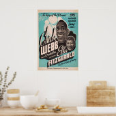 Chick Webb - Ella Fitzgerald - affiche jazz - 1937 (Cuisine)