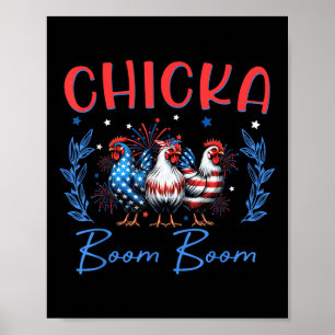 Chicka Chicken Boom Boom Zwangerschapsvrijheid Ona Poster