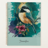 Chickadee Abstrait - Turquoise (Devant)