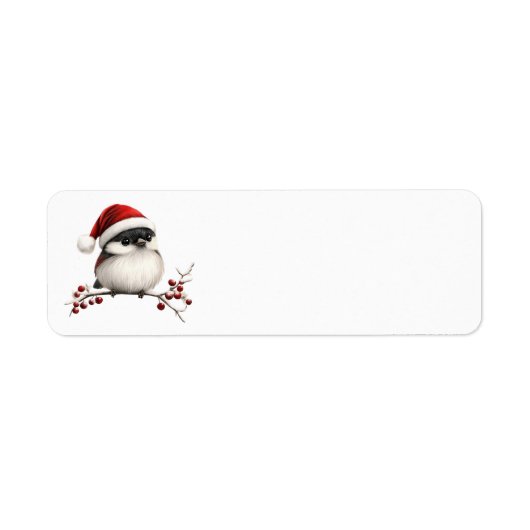 Chickadee-Adresetiketten Etiket (Voorkant)