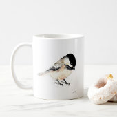 Chickadee Aquarelle Art Café Mug
