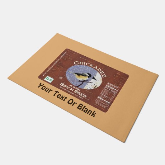Chickadee Birch Beer Deurmat (Schuin)