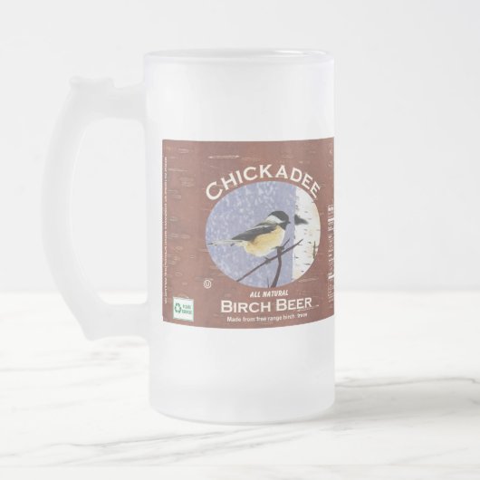 Chickadee Birch Beer Matglas Bierpul (Links)