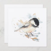 Chickadee Bird Art (Voorkant / Achterkant)