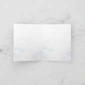 Chickadee Bird in de winter Notitiekaartje (Binnen)