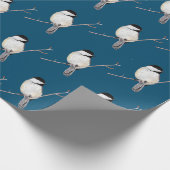 Chickadee Cadeaupapier (Hoek)