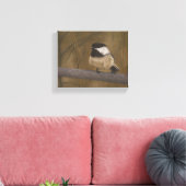 Chickadee Canvas Afdruk (Insitu (Woonkamer))