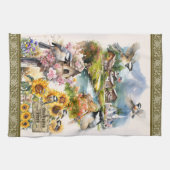 Chickadee Creek idyllisch hemels landelijk dorp Theedoek (Horizontaal)