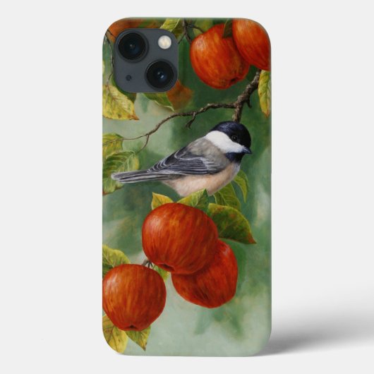 Chickadee en Apples Case-Mate iPhone Case (Achterkant)