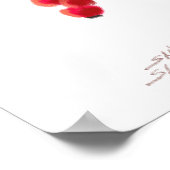 CHICKADEE EN RED BERRIES VAN SHARON SHARPE POSTER (Hoek)