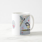 Chickadee et tasse de baies (Devant droit)