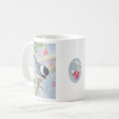 Chickadee et tasse de baies (Devant gauche)