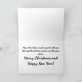 Chickadee Feestdagen Kaart (Binnen)