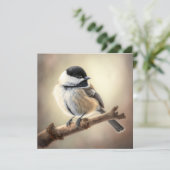 Chickadee Flat Card (Staand voorkant)