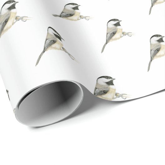 Chickadee Gift Wrap Cadeaupapier (Rol Hoek)