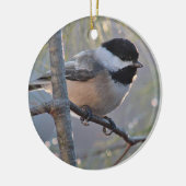 Chickadee Keramisch Ornament (Links)