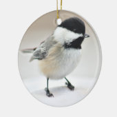 Chickadee Keramisch Ornament (Links)