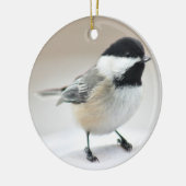 Chickadee Keramisch Ornament (Links)