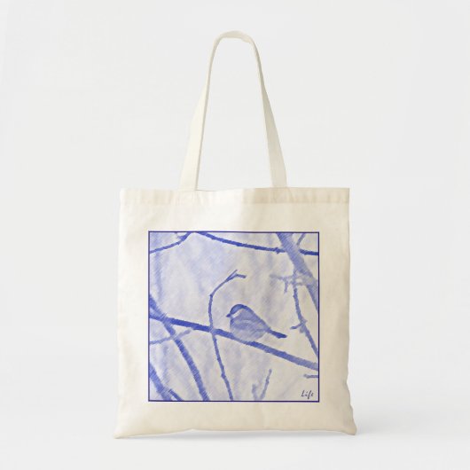 Chickadee Life Canvas tas (Voorkant)
