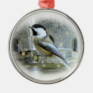 Chickadee Metalen Ornament