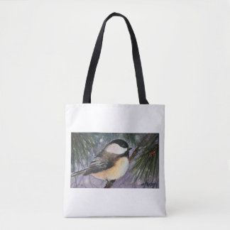 Chickadee on Branch Tas