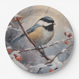 Chickadee Papieren Bordje