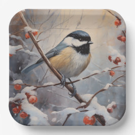 Chickadee Papieren Bordje