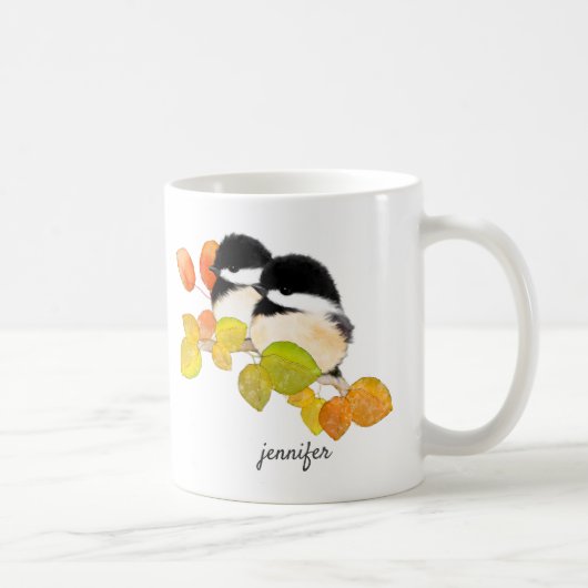 Chickadee Personalized Mug Koffiemok (Rechts)