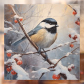 Chickadee Raamsticker (Vel 2)