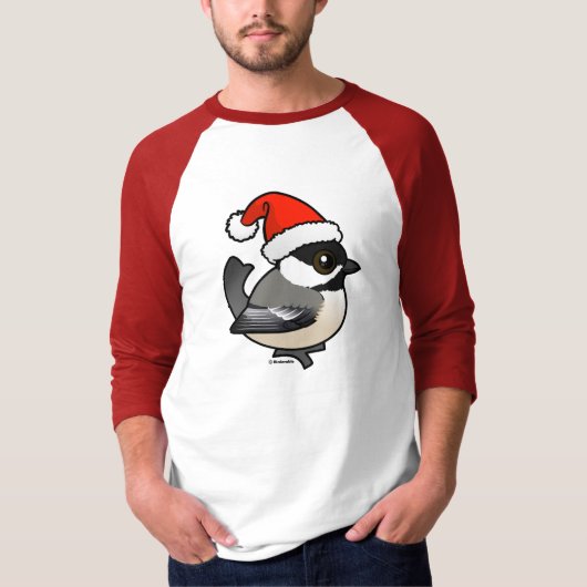Chickadee Santa T-shirt (Voorkant)