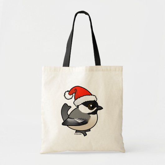 Chickadee Santa Tote Bag (Voorkant)