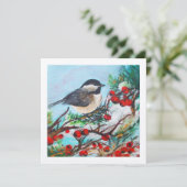Chickadee Schattigee winterbessen (Staand voorkant)