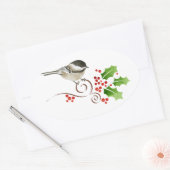 Chickadee Stickers Noël étiquettes (Enveloppe)