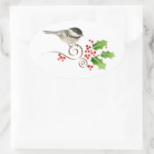 Chickadee Stickers Noël étiquettes (Sac)