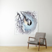 Chickadee Tapestry Wandkleed (In Situ (horizontaal))