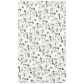 Chickadee Vogels Bessen & Pinecones Waterverf Tafelkleed (Voorkant)