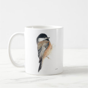 Chickadee Waterverf Art Koffie Mok