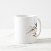 Chickadee Waterverf Flowers Koffiemok (Voorkant rechts)