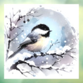 Chickadee Window Cling Raamsticker (Vel 3)