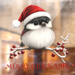 Chickadee Window Cling Raamsticker