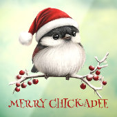 Chickadee Window Cling Raamsticker (Vel 3)