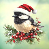Chickadee Window Cling Raamsticker (Vel 3)