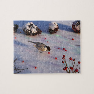 Chickadee Winter Puzzle Legpuzzel